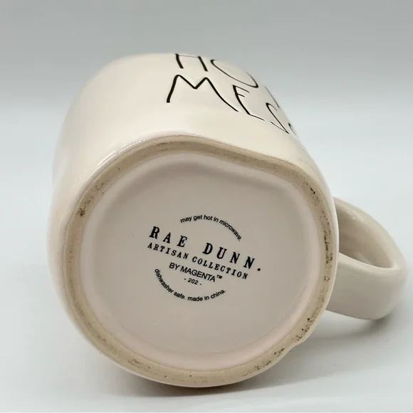Rae Dunn HOT MESS Ceramic White/ivory Mug - Picture 5 of 5